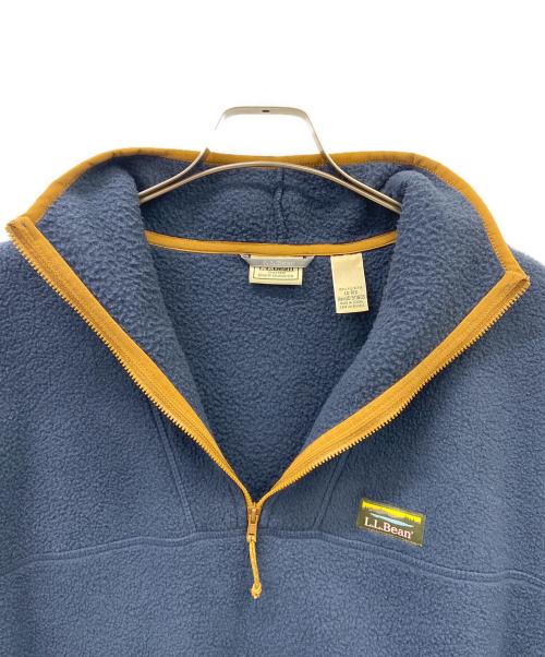 L.L.Bean（エルエルビーン）L.L.Bean (エルエルビーン) フリースジャケット ネイビー×ブラウン サイズ:LGの古着・服飾アイテム