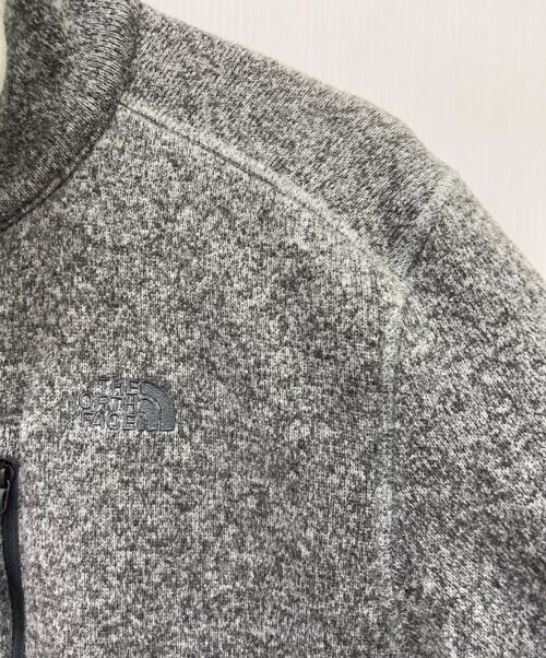 THE NORTH FACE（ザ ノース フェイス）THE NORTH FACE (ザ ノース フェイス) THE NORTH FACE ジップアップフリースジャケット グレー サイズ:Lの古着・服飾アイテム