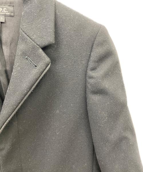 A.P.C.（アーペーセー）A.P.C. (アーペーセー) チェスターコート ブラック サイズ:Ｓの古着・服飾アイテム