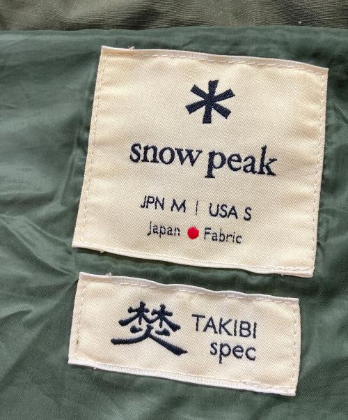 Snow peak（スノーピーク）Snow peak (スノーピーク) FR Down Coat グリーン サイズ:Mの古着・服飾アイテム