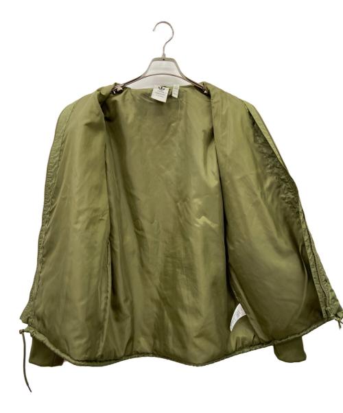 adidas（アディダス）adidas (アディダス) QUILTED AR JACKET グリーン サイズ:Lの古着・服飾アイテム