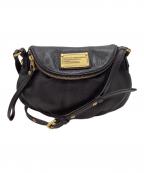 Marc by Marc Jacobsマークバイマークジェイコブス）の古着「Marc by Marc Jacobs　ショルダーバッグ」｜ブラック×ゴールド