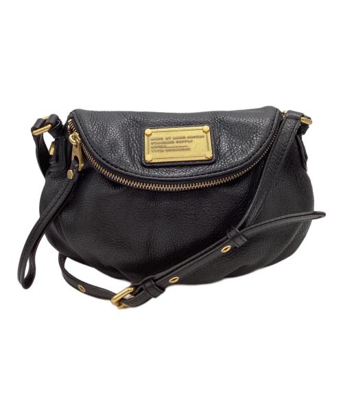 Marc by Marc Jacobs（マークバイマークジェイコブス）Marc by Marc Jacobs (マークバイマークジェイコブス) Marc by Marc Jacobs　ショルダーバッグ ブラック×ゴールドの古着・服飾アイテム