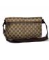 GUCCI (グッチ) GUCCI    GGキャンバス   　ウエストポーチ ベージュ×ブラウン：50000円