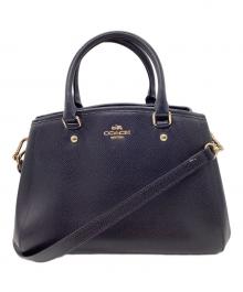 COACH（コーチ）の古着「COACH　2WAYバッグ」｜ネイビー