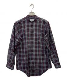Burberry's（バーバリーズ）の古着「Burberry's長袖シャツ」｜ネイビー×レッド