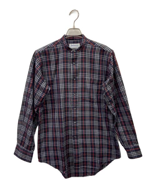 Burberry's（バーバリーズ）Burberry's (バーバリーズ) Burberry's長袖シャツ ネイビー×レッド サイズ:なしの古着・服飾アイテム