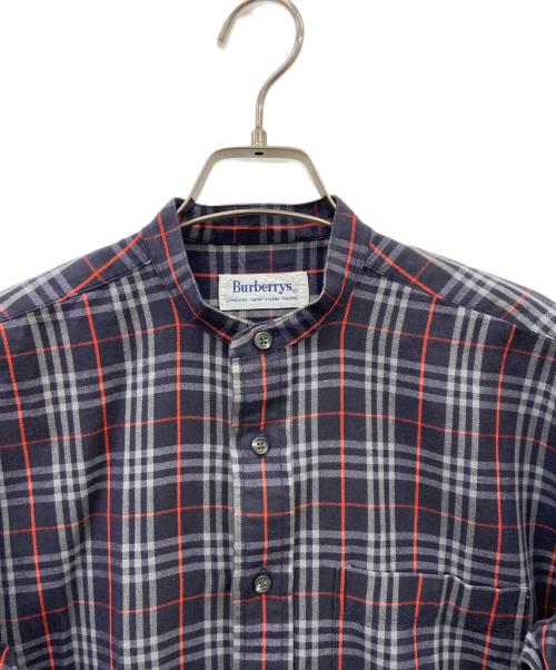Burberry's（バーバリーズ）Burberry's (バーバリーズ) Burberry's長袖シャツ ネイビー×レッド サイズ:なしの古着・服飾アイテム
