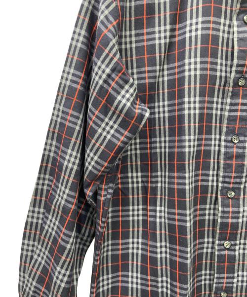 Burberry's（バーバリーズ）Burberry's (バーバリーズ) Burberry's長袖シャツ ネイビー×レッド サイズ:なしの古着・服飾アイテム