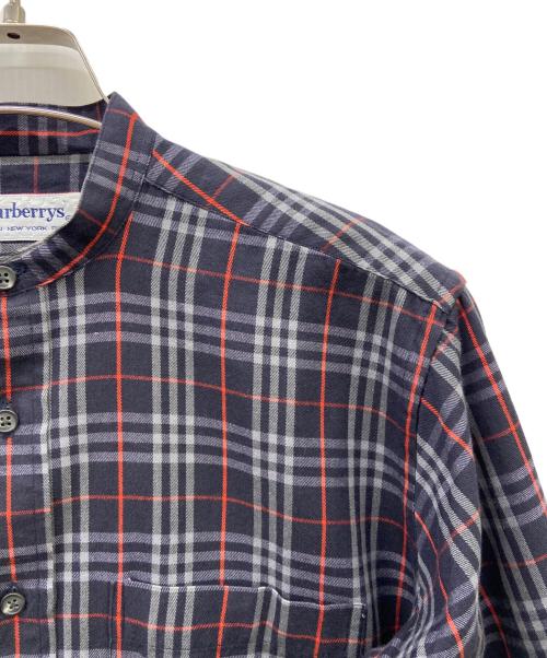 Burberry's（バーバリーズ）Burberry's (バーバリーズ) Burberry's長袖シャツ ネイビー×レッド サイズ:なしの古着・服飾アイテム