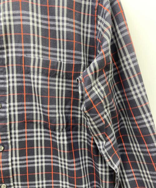 Burberry's（バーバリーズ）Burberry's (バーバリーズ) Burberry's長袖シャツ ネイビー×レッド サイズ:なしの古着・服飾アイテム