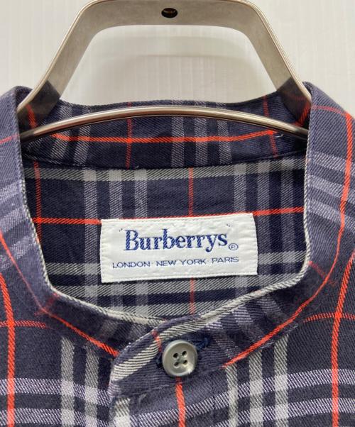 Burberry's（バーバリーズ）Burberry's (バーバリーズ) Burberry's長袖シャツ ネイビー×レッド サイズ:なしの古着・服飾アイテム