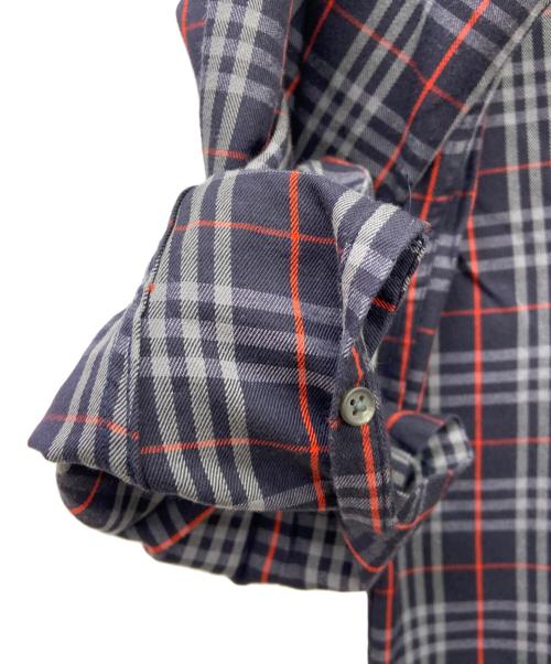 Burberry's（バーバリーズ）Burberry's (バーバリーズ) Burberry's長袖シャツ ネイビー×レッド サイズ:なしの古着・服飾アイテム