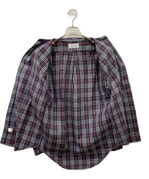 Burberry's（バーバリーズ）Burberry's (バーバリーズ) Burberry's長袖シャツ ネイビー×レッド サイズ:なしの古着・服飾アイテム