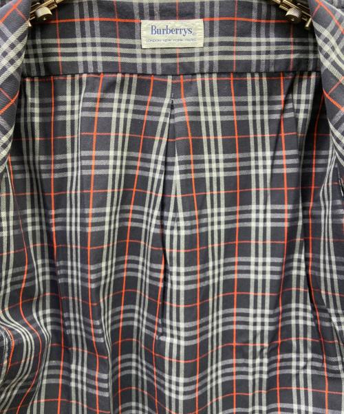 Burberry's（バーバリーズ）Burberry's (バーバリーズ) Burberry's長袖シャツ ネイビー×レッド サイズ:なしの古着・服飾アイテム
