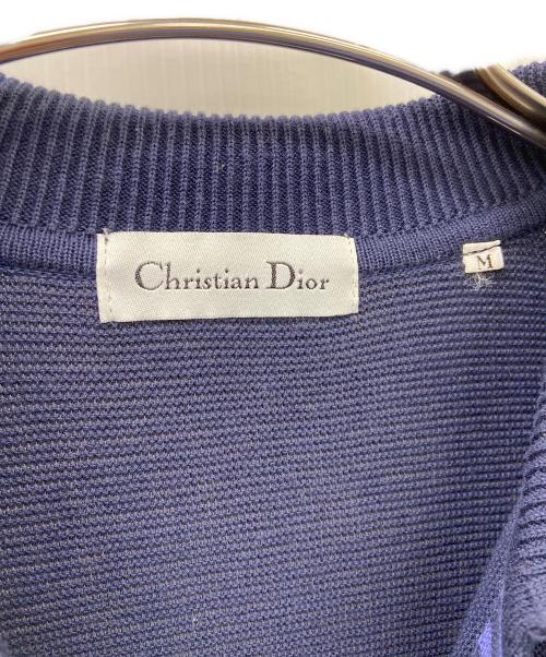 Christian Dior MONSIEUR（クリスチャンディオールムッシュ）Christian Dior MONSIEUR (クリスチャンディオールムッシュ) Christian Dior MONSIEUR薄手ニット ネイビー サイズ:Mの古着・服飾アイテム