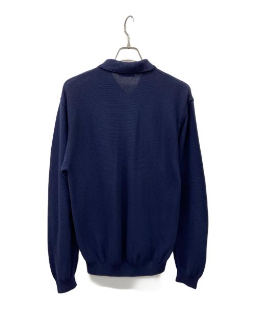 Christian Dior MONSIEUR（クリスチャンディオールムッシュ）Christian Dior MONSIEUR (クリスチャンディオールムッシュ) Christian Dior MONSIEUR薄手ニット ネイビー サイズ:Mの古着・服飾アイテム
