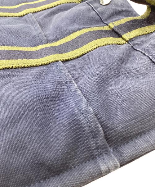 HERMES（エルメス）HERMES (エルメス) HERMES　フールトゥＭＭ　トートバッグ ネイビー×グリーンの古着・服飾アイテム