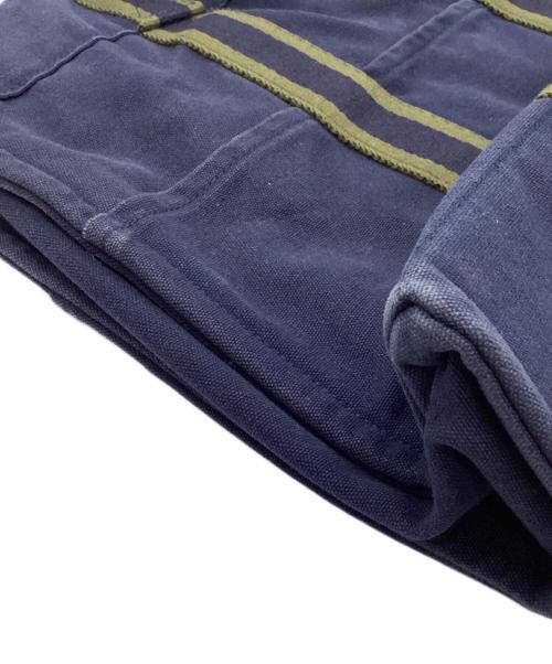 HERMES（エルメス）HERMES (エルメス) HERMES　フールトゥＭＭ　トートバッグ ネイビー×グリーンの古着・服飾アイテム