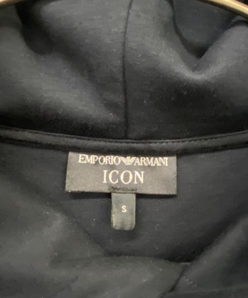 EMPORIO ARMANI（エンポリオ アルマーニ）EMPORIO ARMANI (エンポリオ アルマーニ) EMPORIO ARMANIパーカー ブラック サイズ:Ｓの古着・服飾アイテム