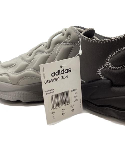 adidas（アディダス）adidas (アディダス) adidas　OZWEEGO TECH　ローカットスニーカー グレー×ブラック サイズ:27㎝の古着・服飾アイテム