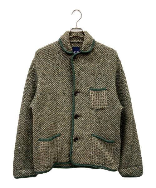 45R（フォーティファイブ・アール）45R (フォーティファイブ・アール) 45R　ニットジャケット グリーン サイズ:SIZE3の古着・服飾アイテム