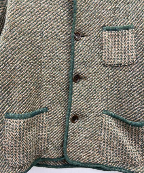 45R（フォーティファイブ・アール）45R (フォーティファイブ・アール) 45R　ニットジャケット グリーン サイズ:SIZE3の古着・服飾アイテム