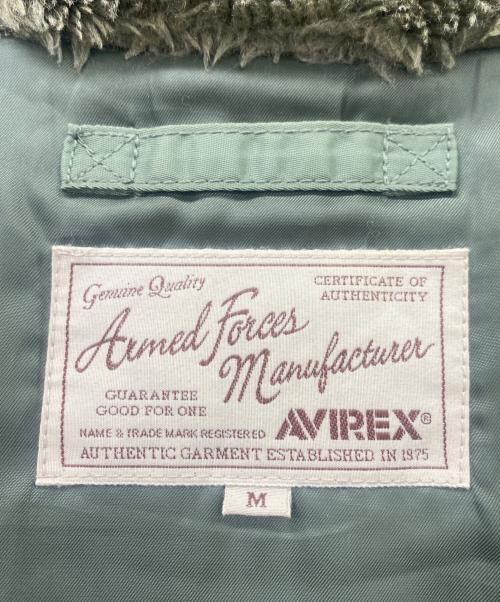 AVIREX（アヴィレックス）AVIREX (アヴィレックス) AVIREX　フライトジャケット オリーブ サイズ:Mの古着・服飾アイテム