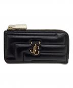 JIMMY CHOOジミーチュウ）の古着「JIMMY CHOO　JCロゴコインケース」｜ブラック×ゴールド