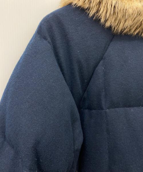 Ameri（アメリ）AMERI (アメリ) AMERI　ロングダウンコート ネイビー サイズ:FREEの古着・服飾アイテム