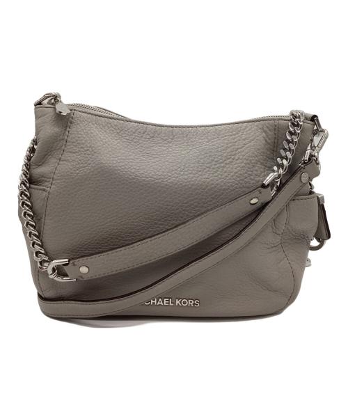 MICHAEL KORS（マイケルコース）MICHAEL KORS (マイケルコース) MICHAEL KORS　チャンドラー ミディアム コンバーチブル 　ショルダーバッグ グレー×シルバーの古着・服飾アイテム