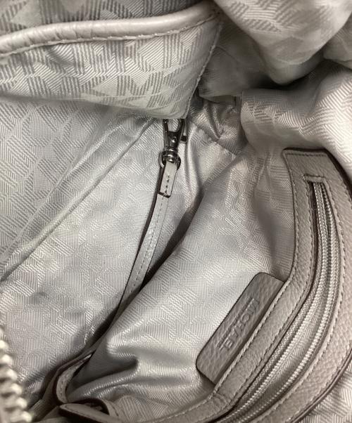 MICHAEL KORS（マイケルコース）MICHAEL KORS (マイケルコース) MICHAEL KORS　チャンドラー ミディアム コンバーチブル 　ショルダーバッグ グレー×シルバーの古着・服飾アイテム