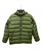 Eddie Bauerエディーバウアー）の古着「Eddie Bauer　ダウンジャケット」｜オリーブ×グレー