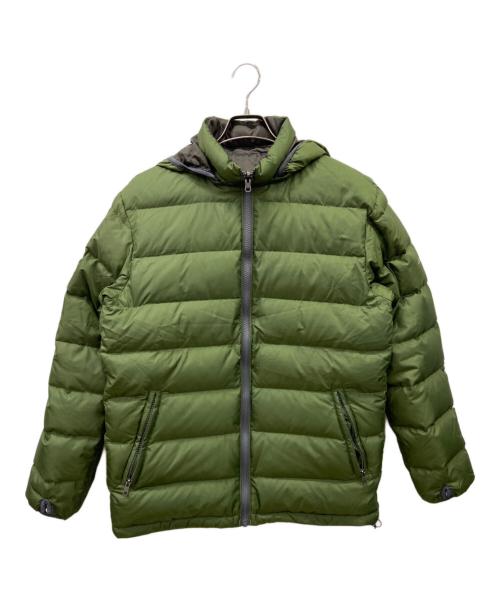 Eddie Bauer（エディーバウアー）Eddie Bauer (エディーバウアー) Eddie Bauer　ダウンジャケット オリーブ×グレー サイズ:Sの古着・服飾アイテム