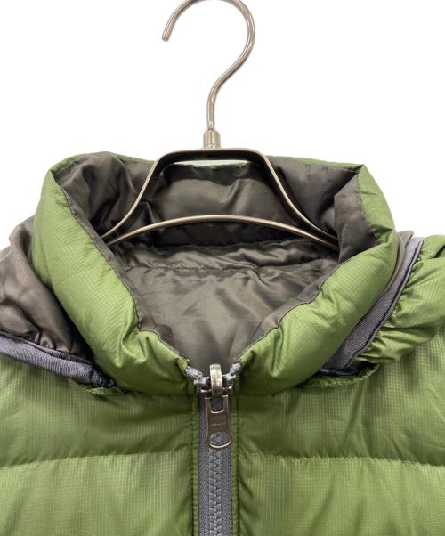 Eddie Bauer（エディーバウアー）Eddie Bauer (エディーバウアー) Eddie Bauer　ダウンジャケット オリーブ×グレー サイズ:Sの古着・服飾アイテム