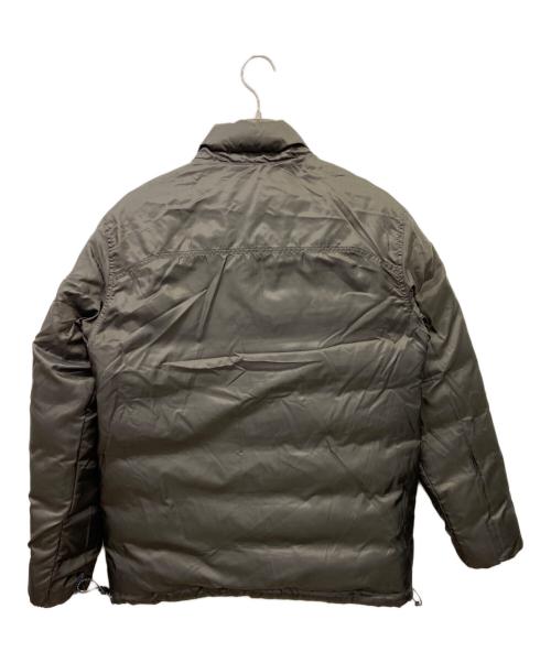 Eddie Bauer（エディーバウアー）Eddie Bauer (エディーバウアー) Eddie Bauer　ダウンジャケット オリーブ×グレー サイズ:Sの古着・服飾アイテム