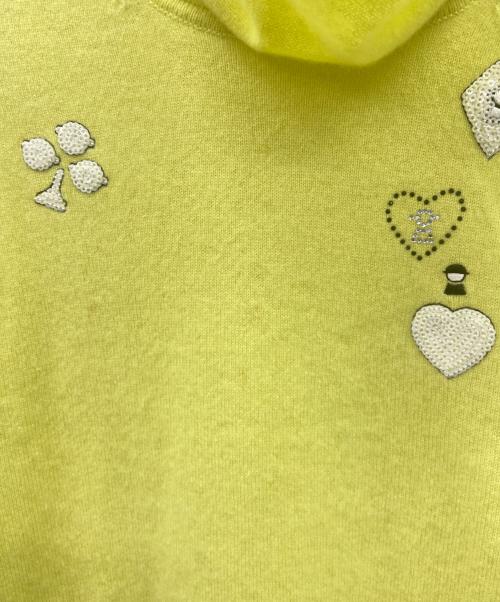studio picone（スタジオ ピッコーネ）STUDIO PICONE (スタジオ ピッコーネ) STUDIO PICONE薄手ニット イエロー サイズ:SIZE40の古着・服飾アイテム