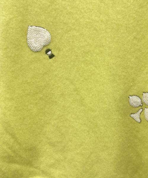 studio picone（スタジオ ピッコーネ）STUDIO PICONE (スタジオ ピッコーネ) STUDIO PICONE薄手ニット イエロー サイズ:SIZE40の古着・服飾アイテム
