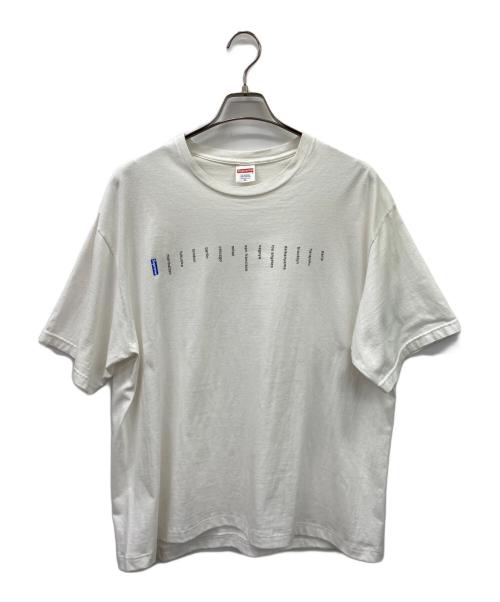 SUPREME（シュプリーム）Supreme (シュプリーム) Supreme半袖カットソー ホワイト サイズ:XLの古着・服飾アイテム