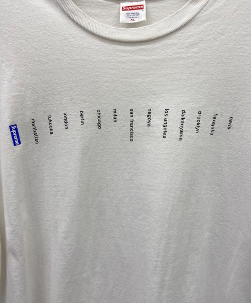 SUPREME（シュプリーム）Supreme (シュプリーム) Supreme半袖カットソー ホワイト サイズ:XLの古着・服飾アイテム