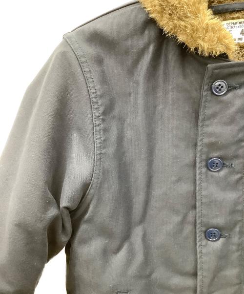 HOUSTON（ヒューストン）HOUSTON (ヒューストン) N-1デッキジャケット ネイビー サイズ:40の古着・服飾アイテム
