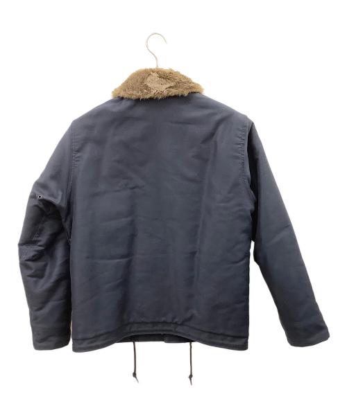 HOUSTON（ヒューストン）HOUSTON (ヒューストン) N-1デッキジャケット ネイビー サイズ:40の古着・服飾アイテム