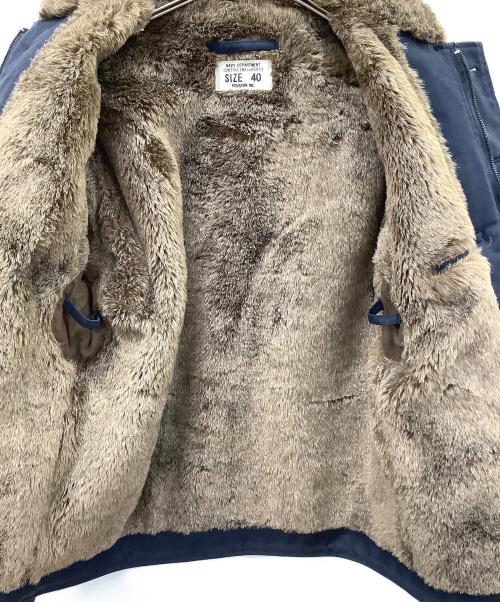 HOUSTON（ヒューストン）HOUSTON (ヒューストン) N-1デッキジャケット ネイビー サイズ:40の古着・服飾アイテム