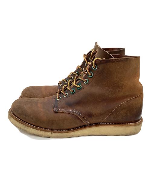 RED WING（レッドウィング）RED WING (レッドウィング) 6-inch Classic Round ブラウン×ホワイト サイズ:US9の古着・服飾アイテム