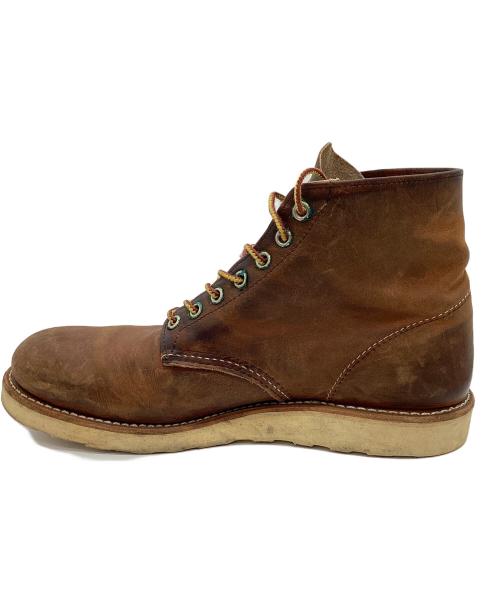 RED WING（レッドウィング）RED WING (レッドウィング) 6-inch Classic Round ブラウン×ホワイト サイズ:US9の古着・服飾アイテム