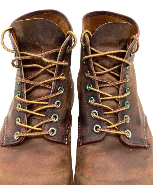 RED WING（レッドウィング）RED WING (レッドウィング) 6-inch Classic Round ブラウン×ホワイト サイズ:US9の古着・服飾アイテム