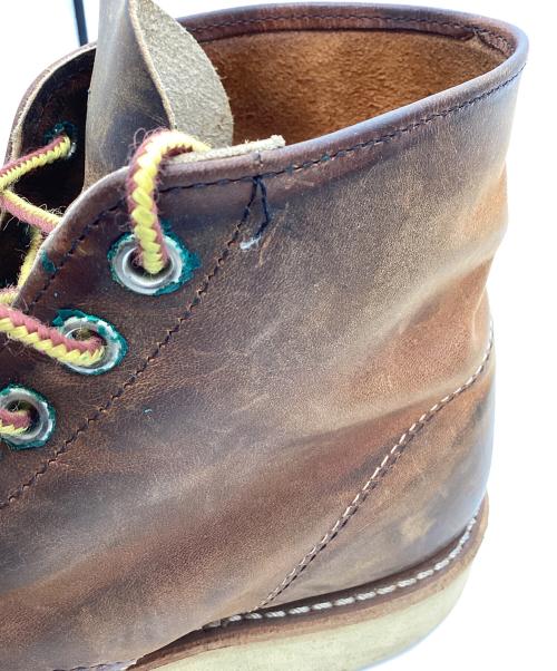 RED WING（レッドウィング）RED WING (レッドウィング) 6-inch Classic Round ブラウン×ホワイト サイズ:US9の古着・服飾アイテム