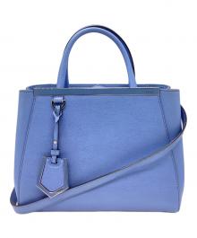 FENDI（フェンディ）の古着「FENDI　プチ トゥージュール　2WAYバッグ」｜ブルー