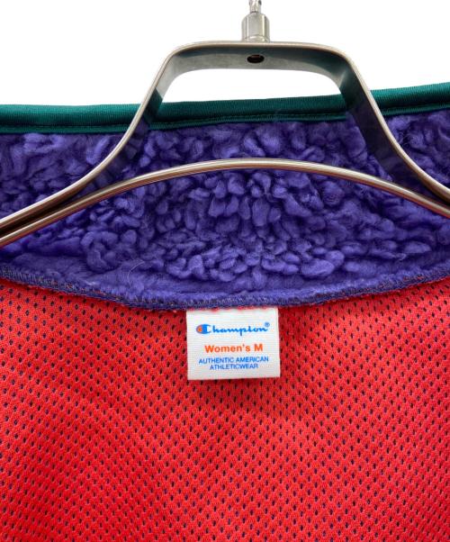 Champion（チャンピオン）Champion (チャンピオン) Champion　ボアフリースロングジャケット パープル サイズ:Mの古着・服飾アイテム