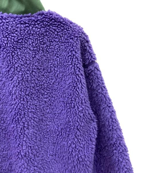 Champion（チャンピオン）Champion (チャンピオン) Champion　ボアフリースロングジャケット パープル サイズ:Mの古着・服飾アイテム